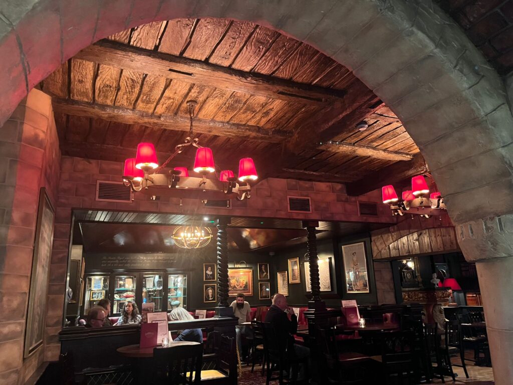 cosy underground bar