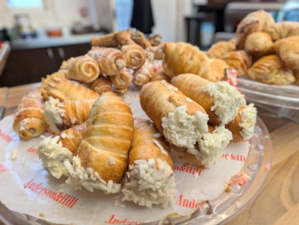 cannoli on a plate