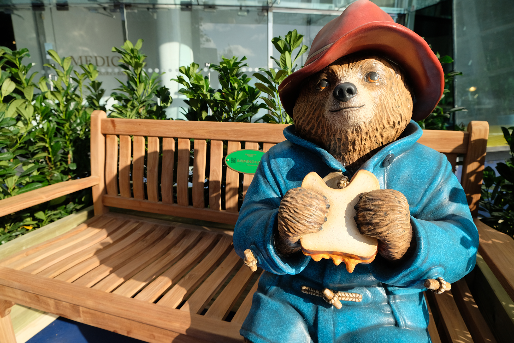 Paddington arrives in Birmingham for selfies!