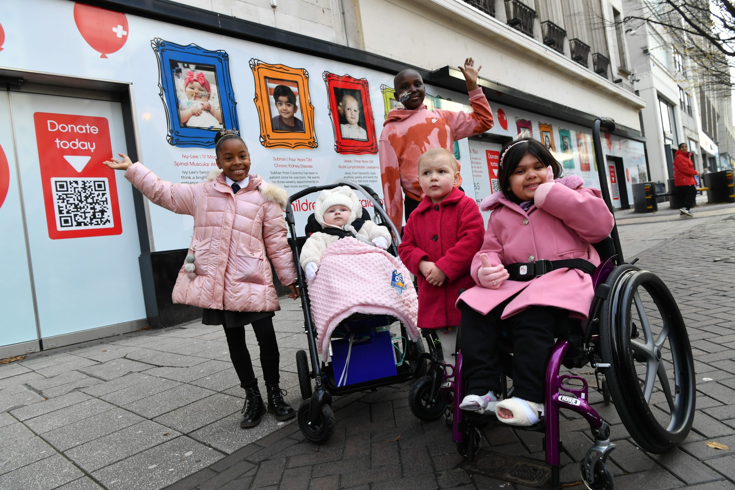 Birmingham Children’s Hospital patients become stars of the high street