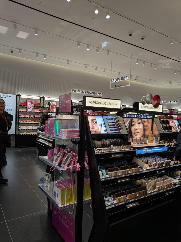 Inside Sephora's Birmingham store at Bullring