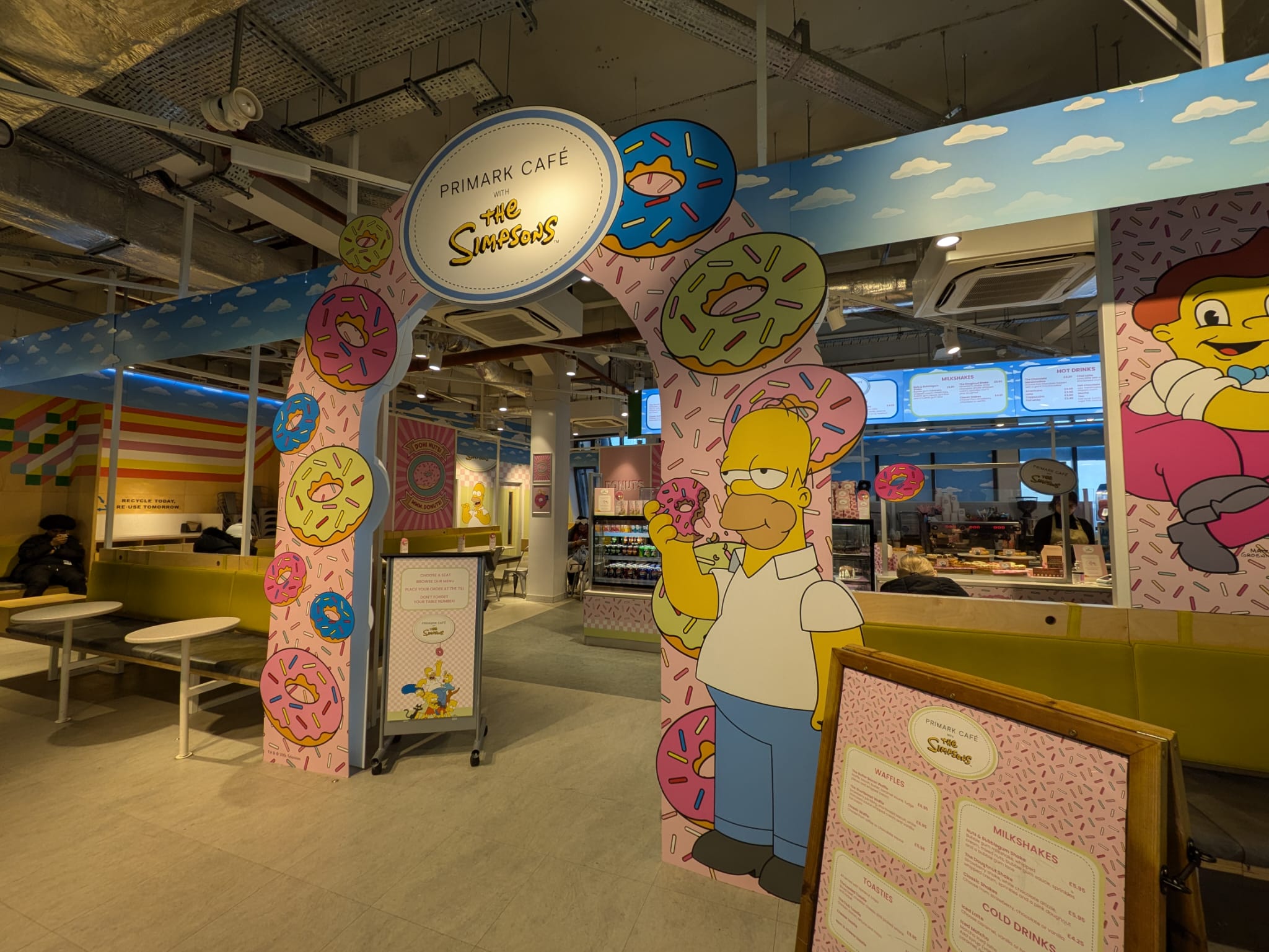 Primark’s first The Simpsons themed cafe opens in UK in Birmingham